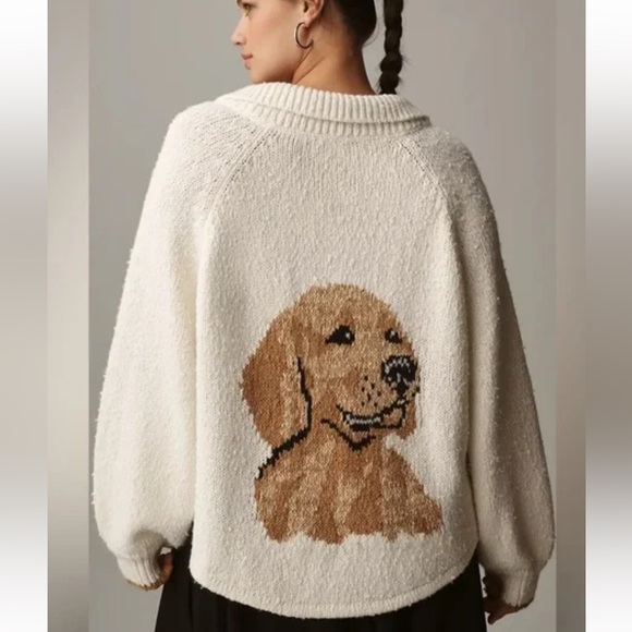 Anthropologie The Jesse Golden Retriever Cardigan - Picture 6 of 8